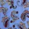 Color: Light Blue/Red Paisley