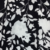 Color: Black/White Flowers and Leaves