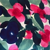 Color: Cream/Hot Pink-Blue Big Flowers