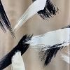 Color: Beige-Black/White Brush