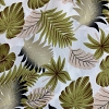 Color: White/Olive-Brown Leaves