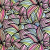 Color: Flowers/Color Black Lines
