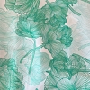 Color: White/Green Line Flowers