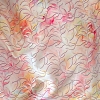 Color: White/Peach-Pink Line Leaves