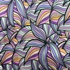 Color: Purple Flowers/Color Black Lines
