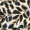 Color: White/Black-Leaves Yellow Borders
