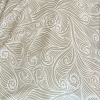 Color: White/Cream Lines Paisley