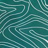 Color: Green/White Waves
