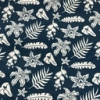 Color: Dark Green/Beige Flowers & Leaves C