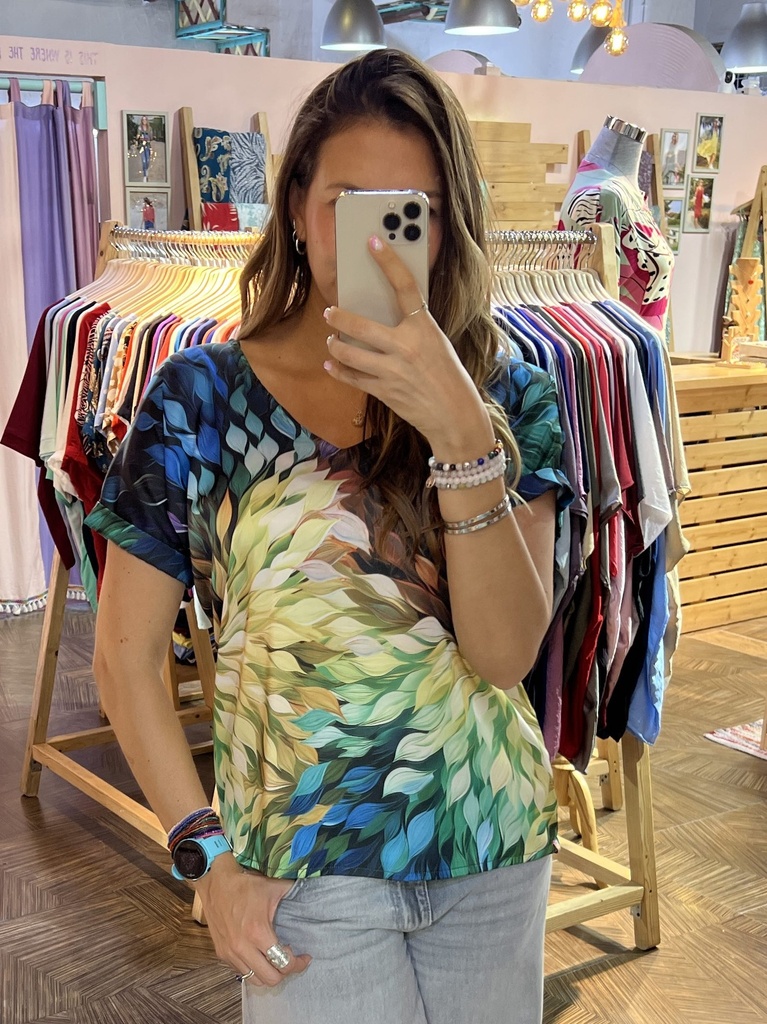 Doha Top - Armani Silk