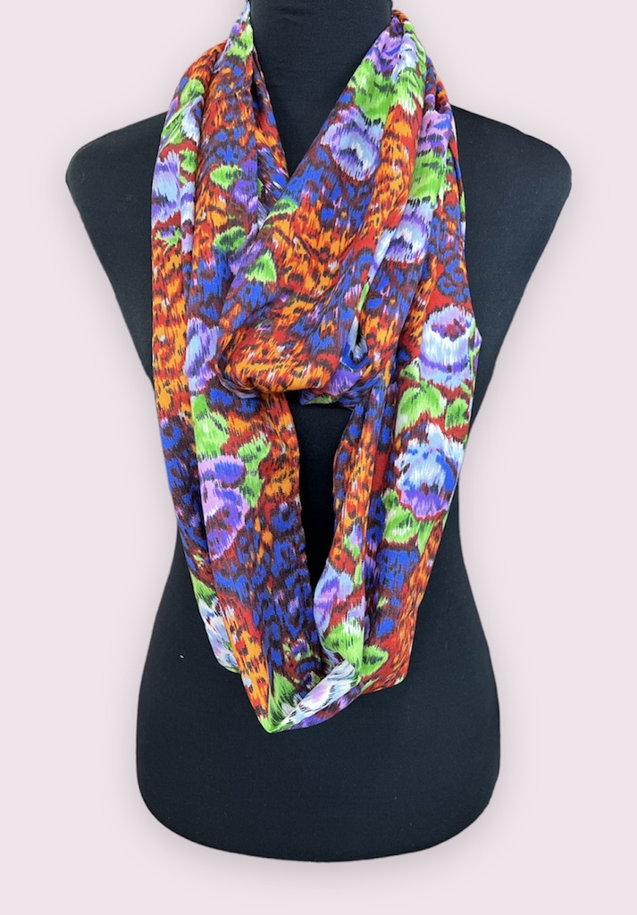 Infinity Scarf - Cashmire - Printed