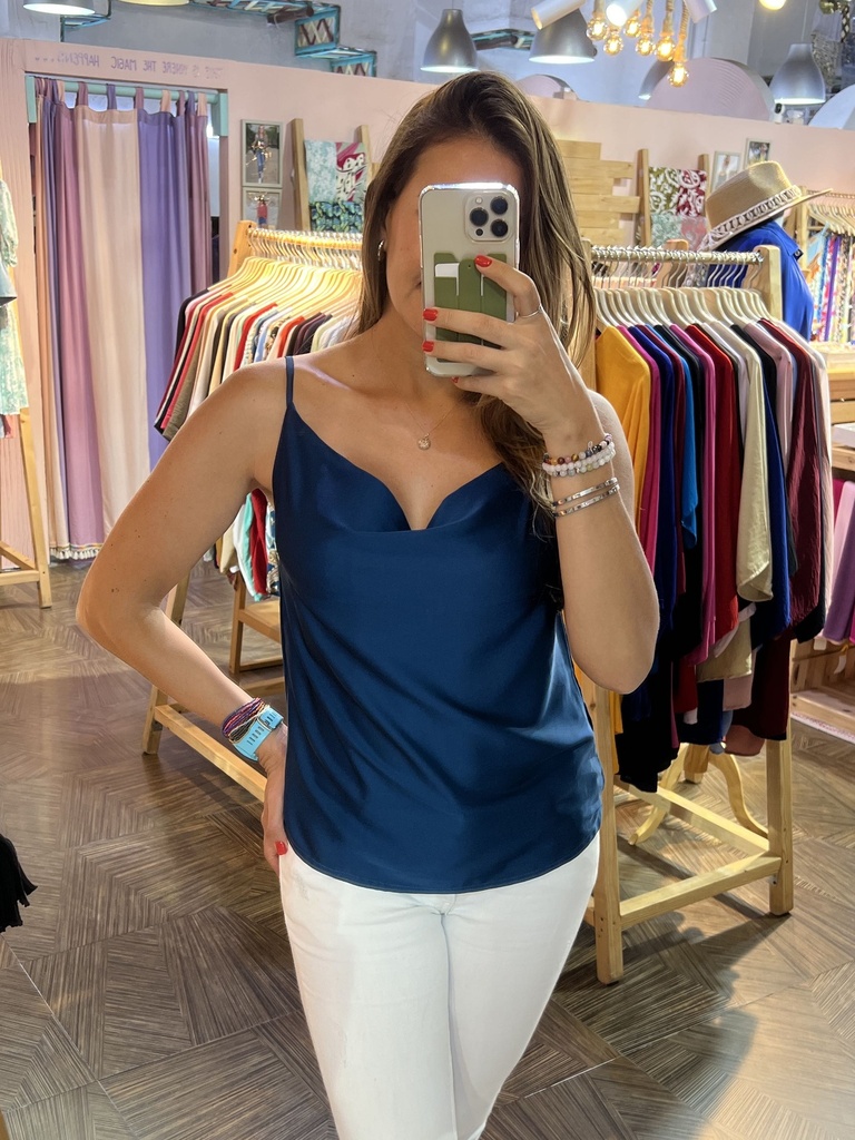 Naty Top - Armani Silk