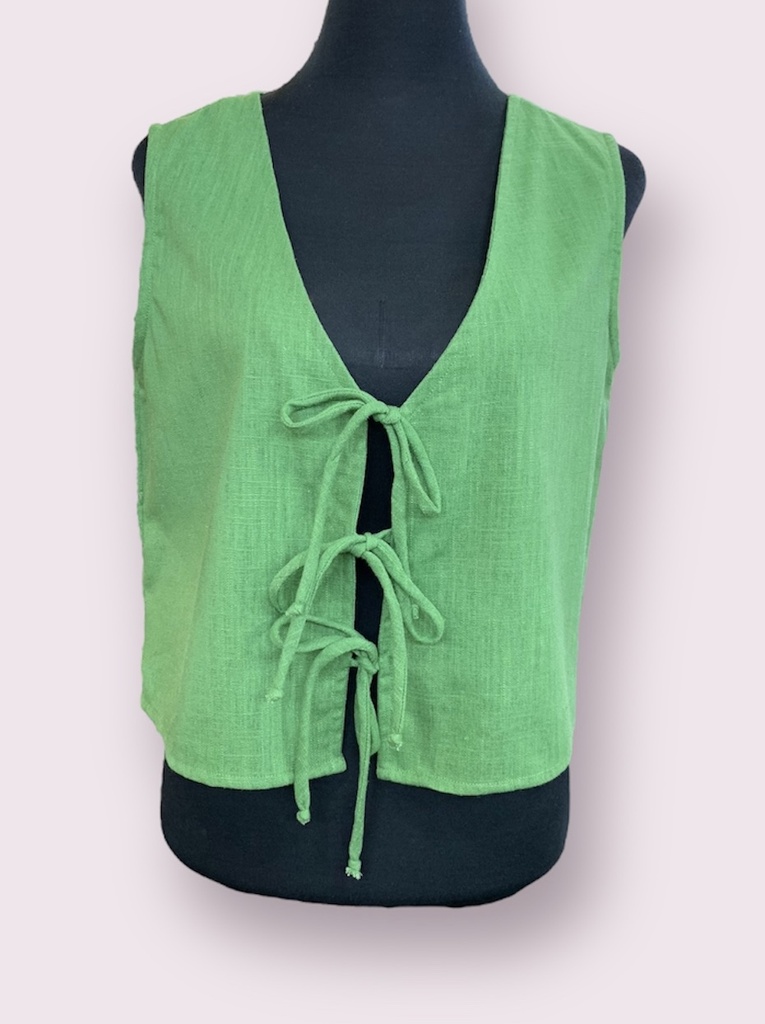 Athena Vest - Linen