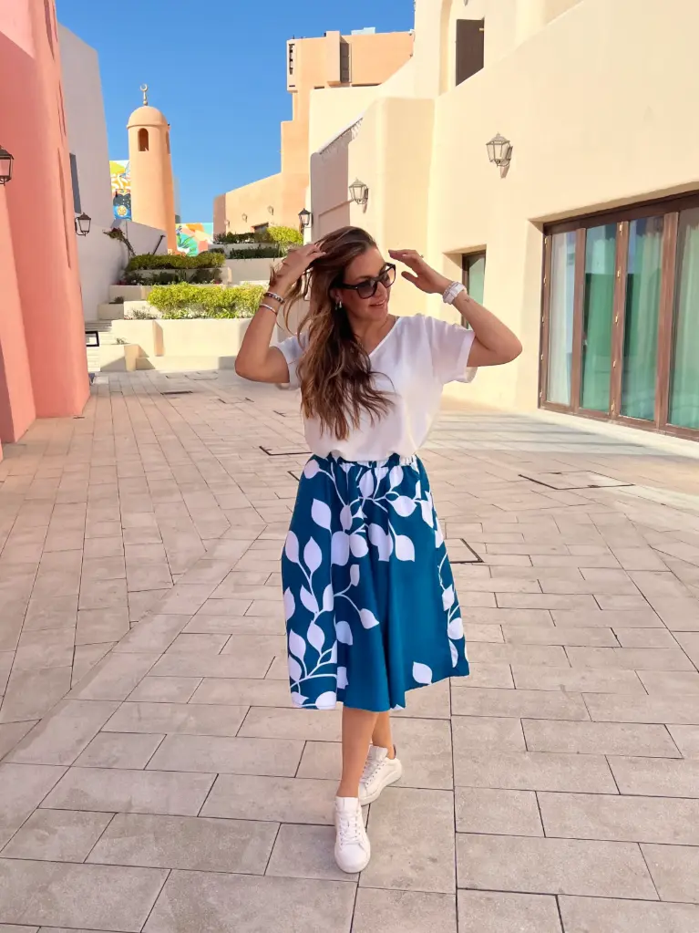 Kristine Skirt - Cotton Printed